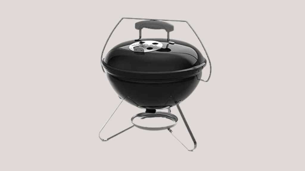 Weber Smokey Joe asador de carbón portátil 14 pulgadas con sistema Tuck-N-Carry y acabado porcelana esmaltada disponible en Amazon México