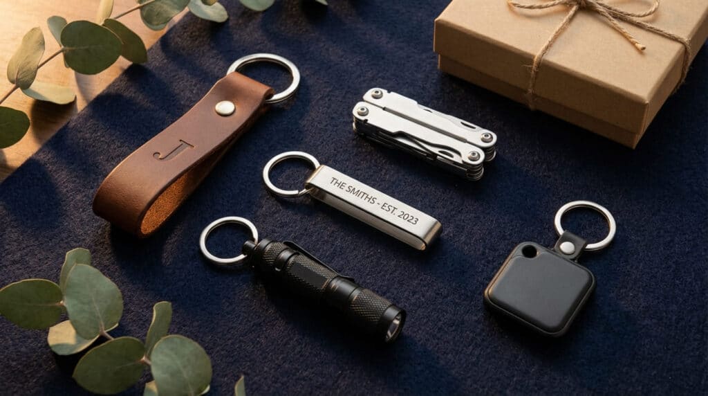 Llaveros para el Día del Padre 2026: Los Más Originales y Divertidos 1 Colección de llaveros originales y divertidos para el Día del Padre 2026, desde llaveros personalizados hasta diseños con frases graciosas para papá